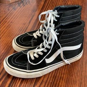 Black High Top Vans